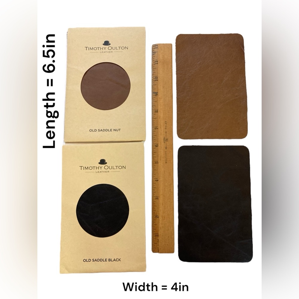5 Leather Saddle Set - Brown and Black
